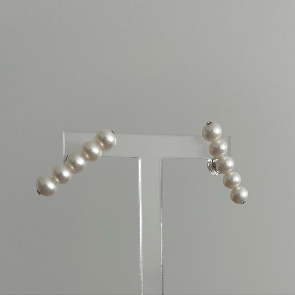 Freshwater Pearl Earrings - Picture 5 of 8